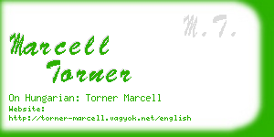 marcell torner business card